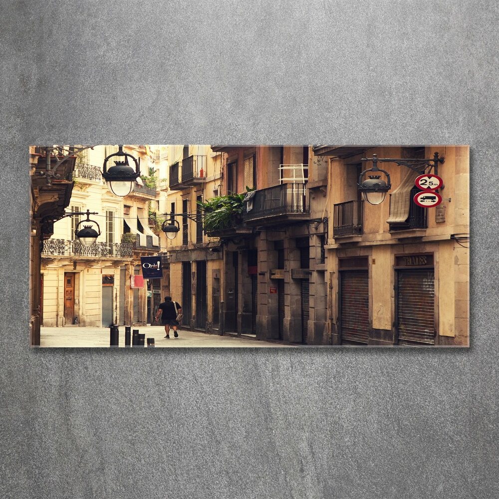 Print on acrylic Barcelona streets