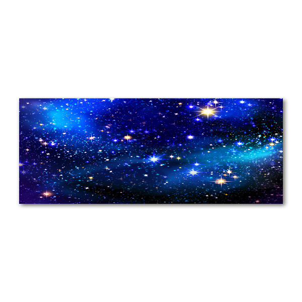 Glass acrylic wall art Starry sky