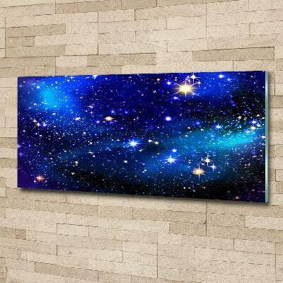 Glass acrylic wall art Starry sky