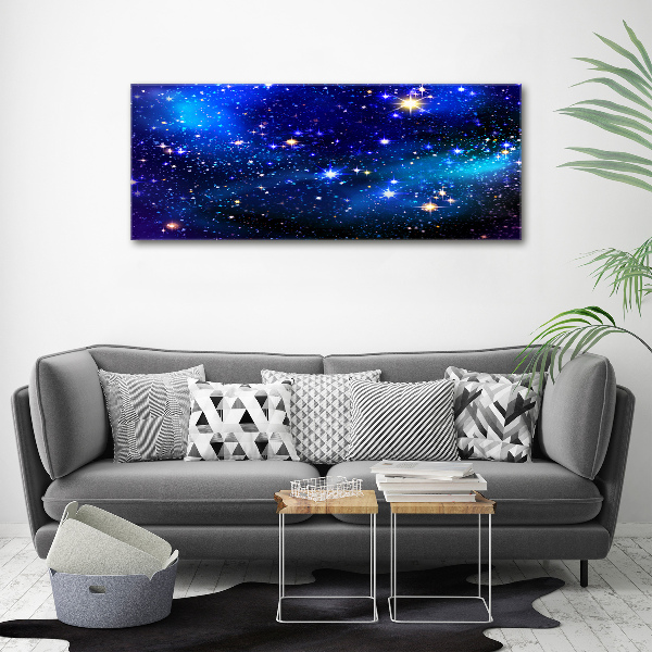 Glass acrylic wall art Starry sky