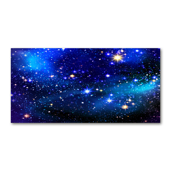 Glass acrylic wall art Starry sky