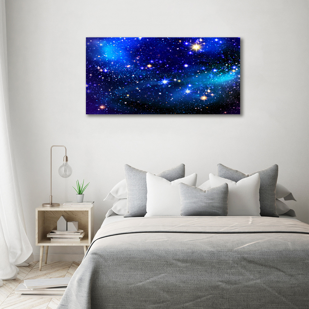 Glass acrylic wall art Starry sky