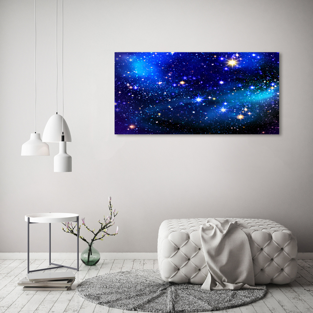 Glass acrylic wall art Starry sky