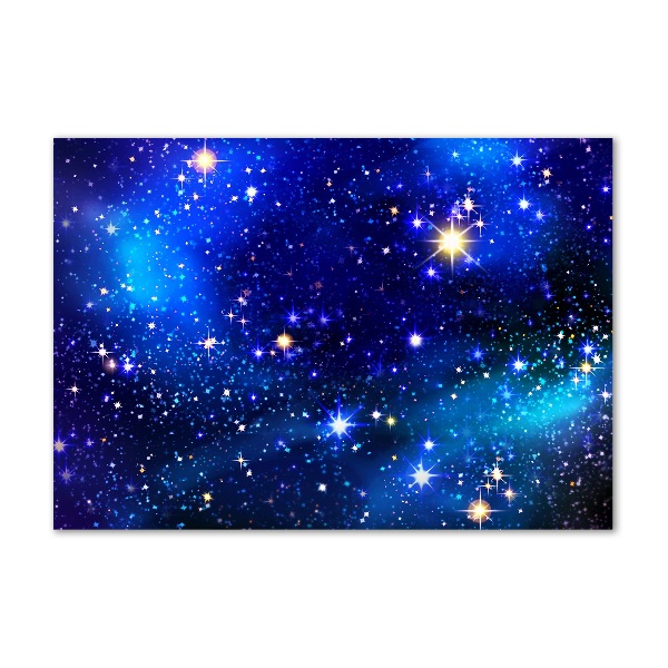 Glass acrylic wall art Starry sky