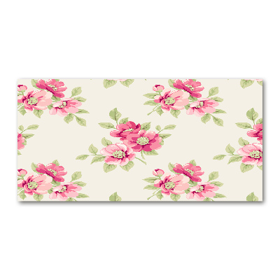 Print on acrylic Floral pattern