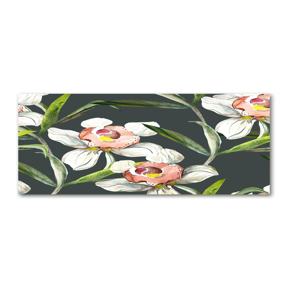 Acrylic wall art Floral pattern