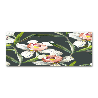 Acrylic wall art Floral pattern