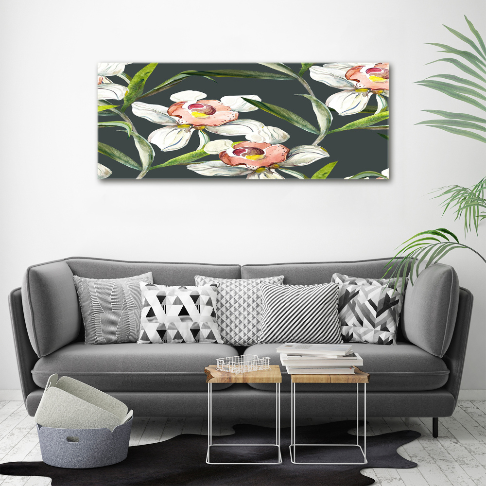 Acrylic wall art Floral pattern