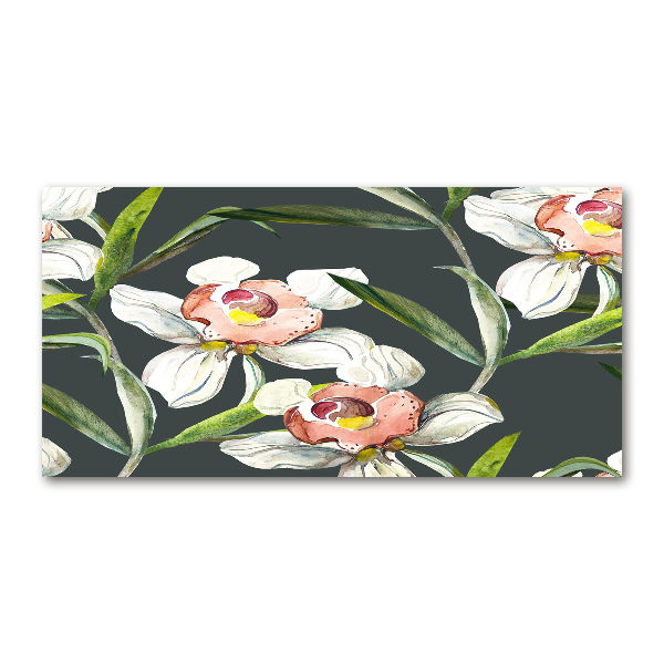 Acrylic wall art Floral pattern