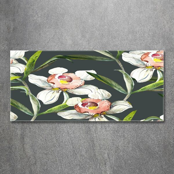 Acrylic wall art Floral pattern