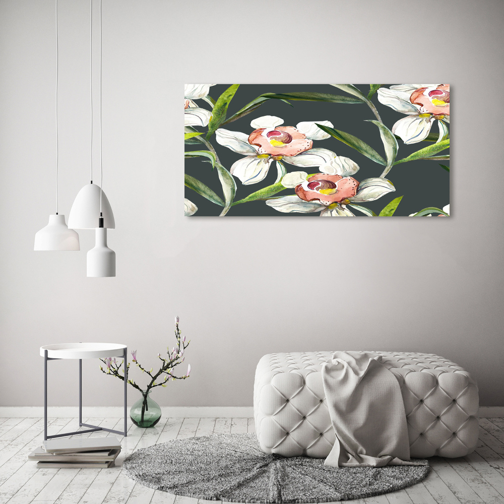 Acrylic wall art Floral pattern