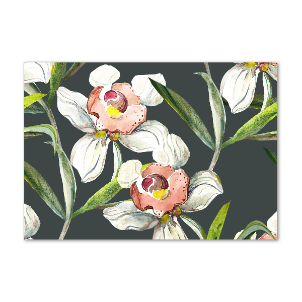 Acrylic wall art Floral pattern