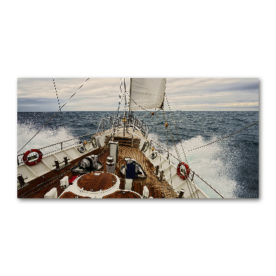 Wall art acrylic Sailboat at sea