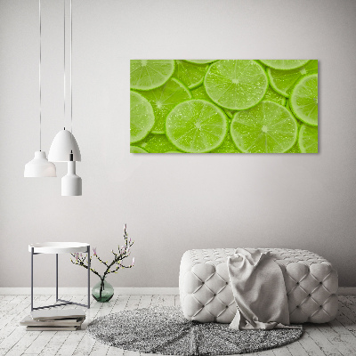 Wall art acrylic Lime