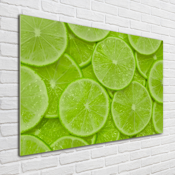 Wall art acrylic Lime