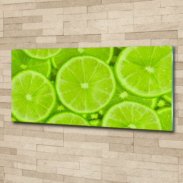 Wall art acrylic Lime