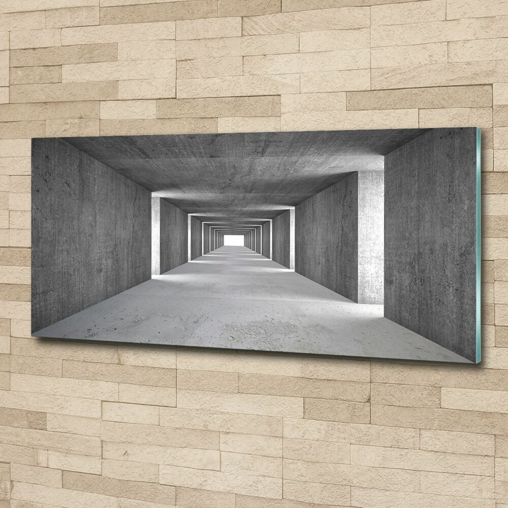 Print on acrylic Concrete tunnel