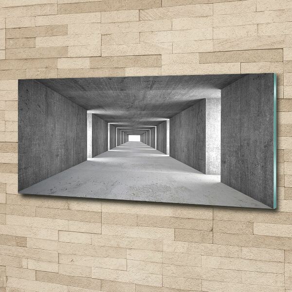 Print on acrylic Concrete tunnel