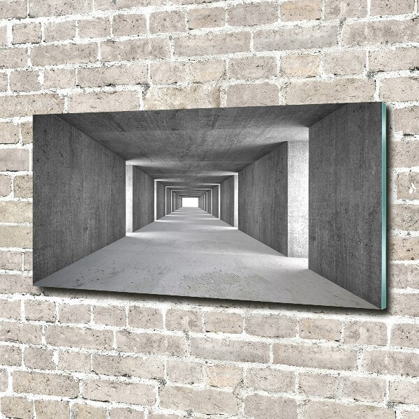 Print on acrylic Concrete tunnel