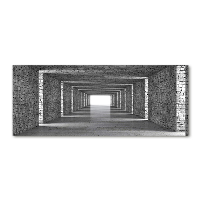 Wall art acrylic Brick tunnel