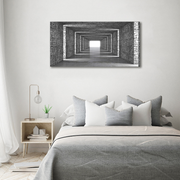 Wall art acrylic Brick tunnel