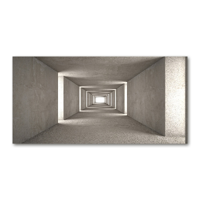 Wall art acrylic Concrete tunnel