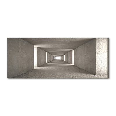 Wall art acrylic Concrete tunnel