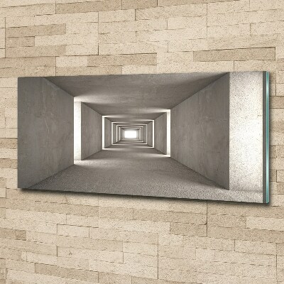 Wall art acrylic Concrete tunnel