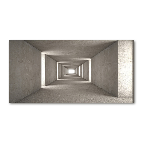 Wall art acrylic Concrete tunnel