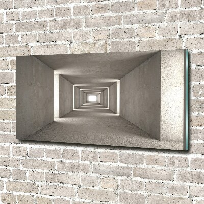 Wall art acrylic Concrete tunnel