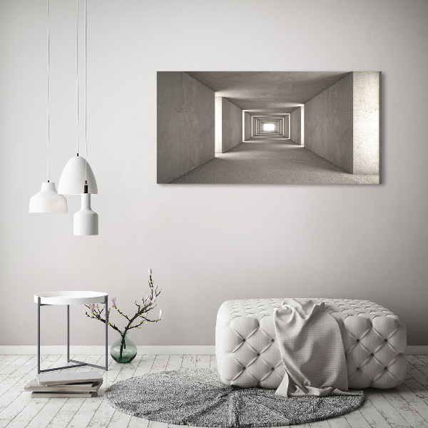 Wall art acrylic Concrete tunnel