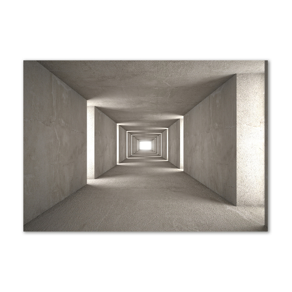 Wall art acrylic Concrete tunnel