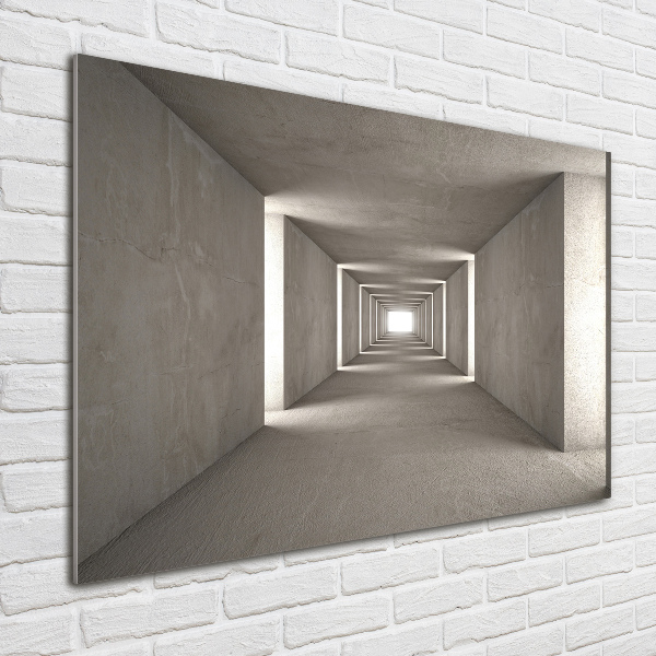 Wall art acrylic Concrete tunnel