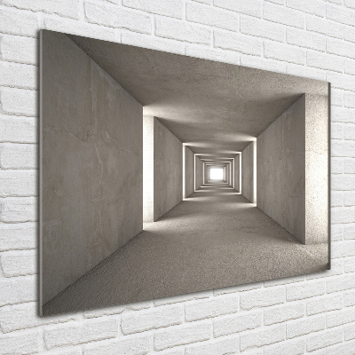 Wall art acrylic Concrete tunnel