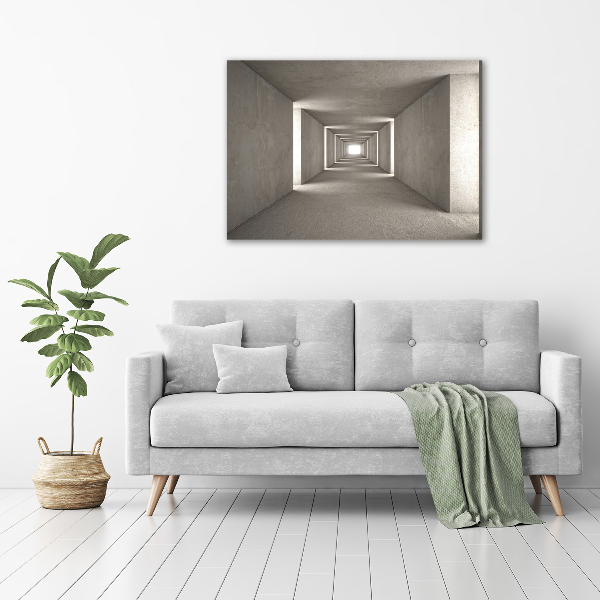 Wall art acrylic Concrete tunnel