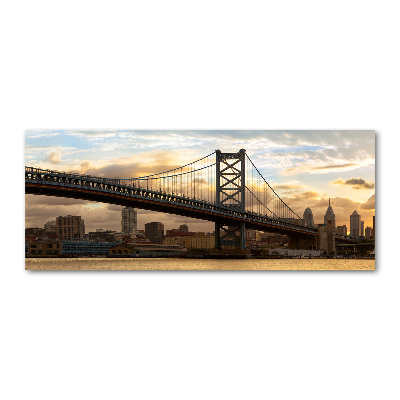 Print on acrylic Philadelphia bridge