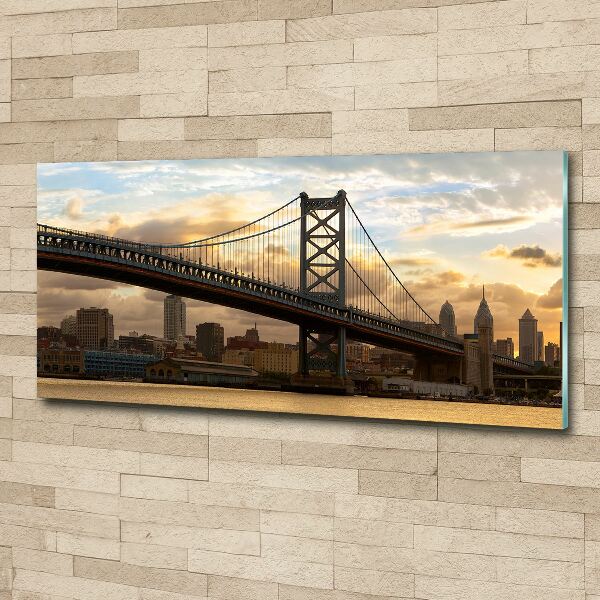 Print on acrylic Philadelphia bridge