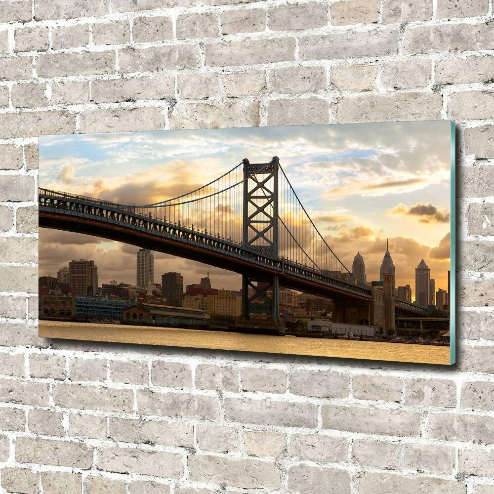 Print on acrylic Philadelphia bridge