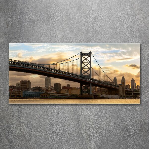 Print on acrylic Philadelphia bridge