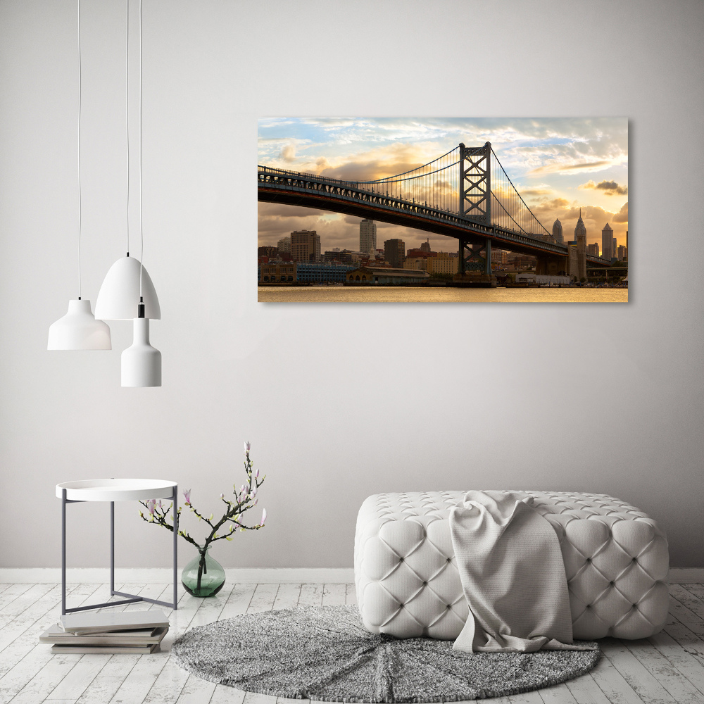 Print on acrylic Philadelphia bridge