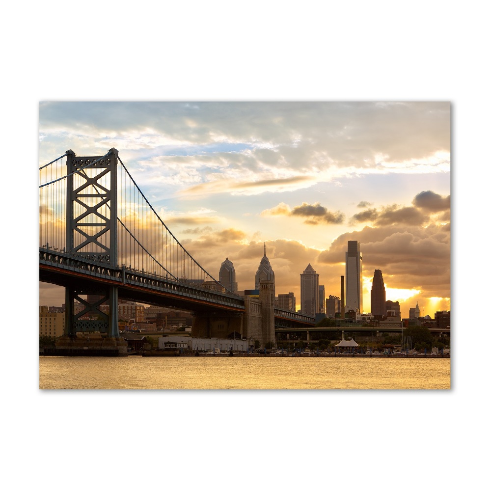 Print on acrylic Philadelphia bridge