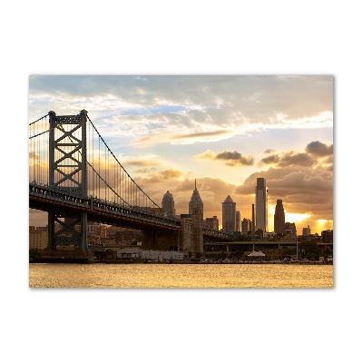 Print on acrylic Philadelphia bridge