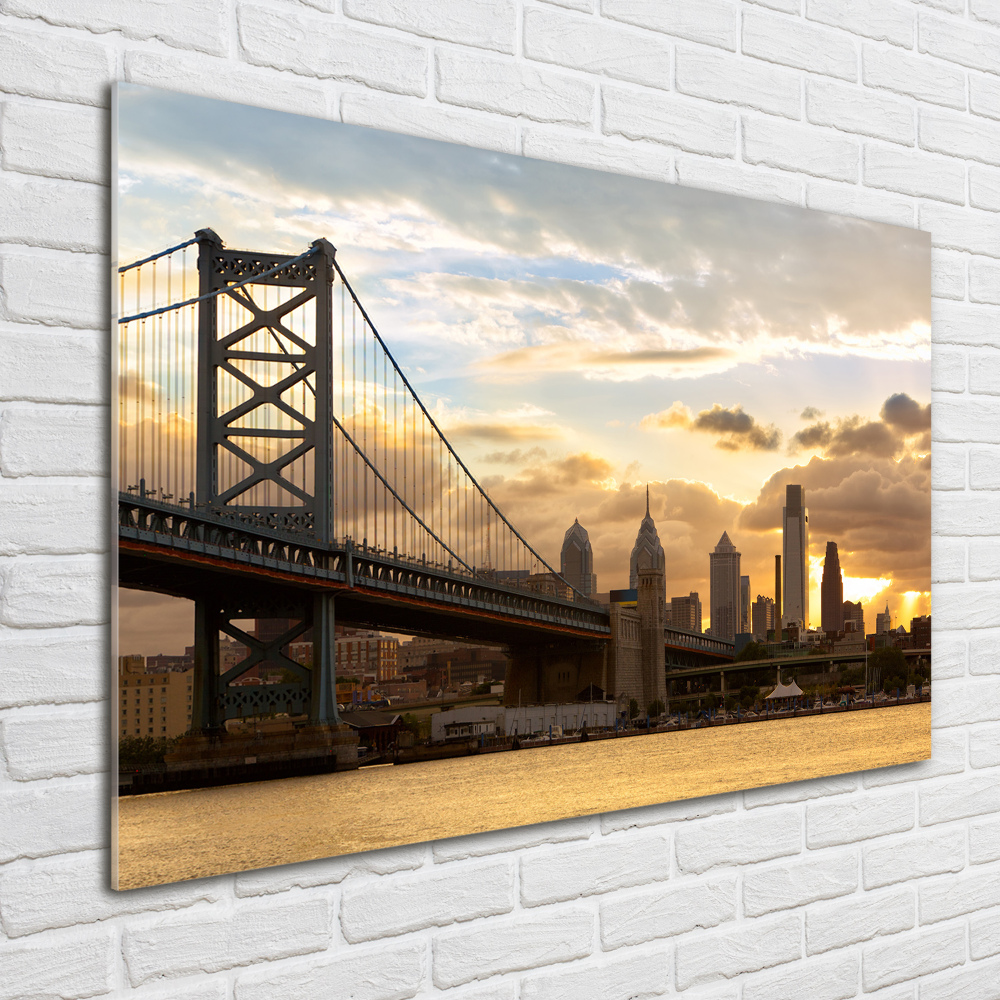 Print on acrylic Philadelphia bridge