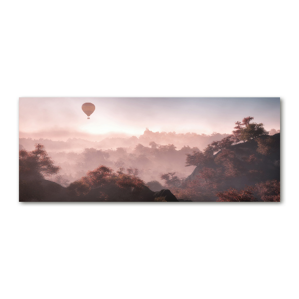 Acrylic wall art Balloon above the forest