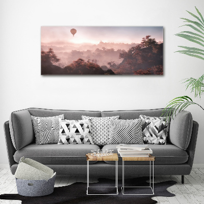 Acrylic wall art Balloon above the forest