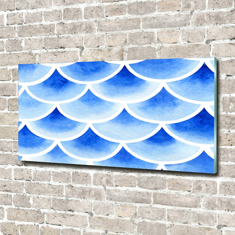 Wall art acrylic Fish scales