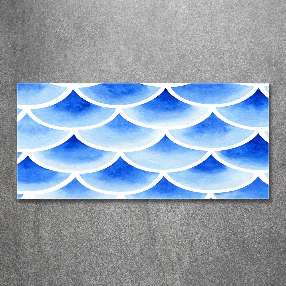 Wall art acrylic Fish scales