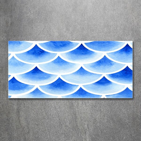 Wall art acrylic Fish scales