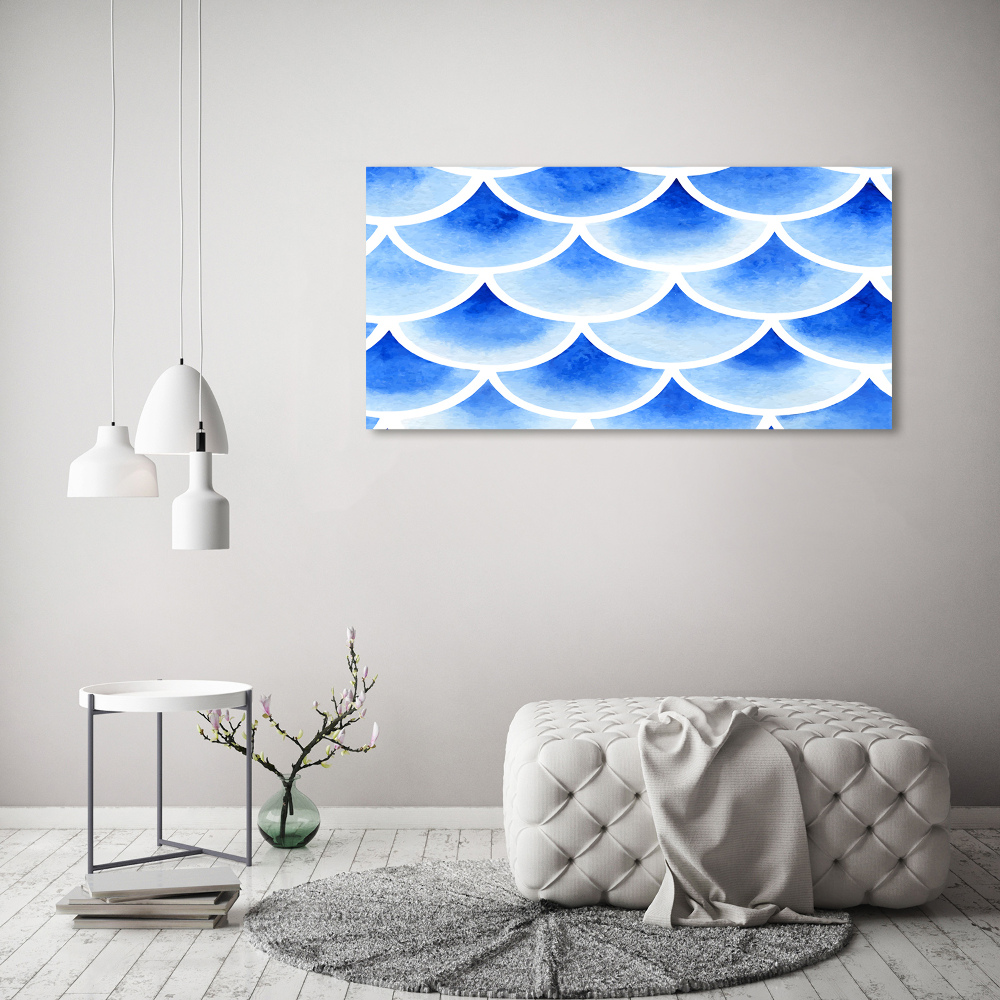 Wall art acrylic Fish scales