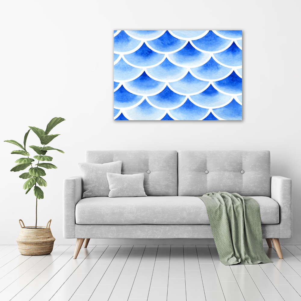 Wall art acrylic Fish scales